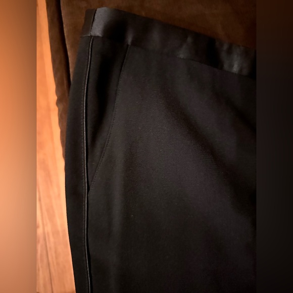 Norton McNaughton NWT Maggngcm Tuxedo Black Straight Wide Leg Sz 16.Machine Wash - Picture 3 of 14